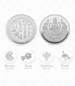 Silver Laxmi Coin 50GM