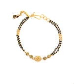 Layered Rounded Beads Mangalsutra Bracelet