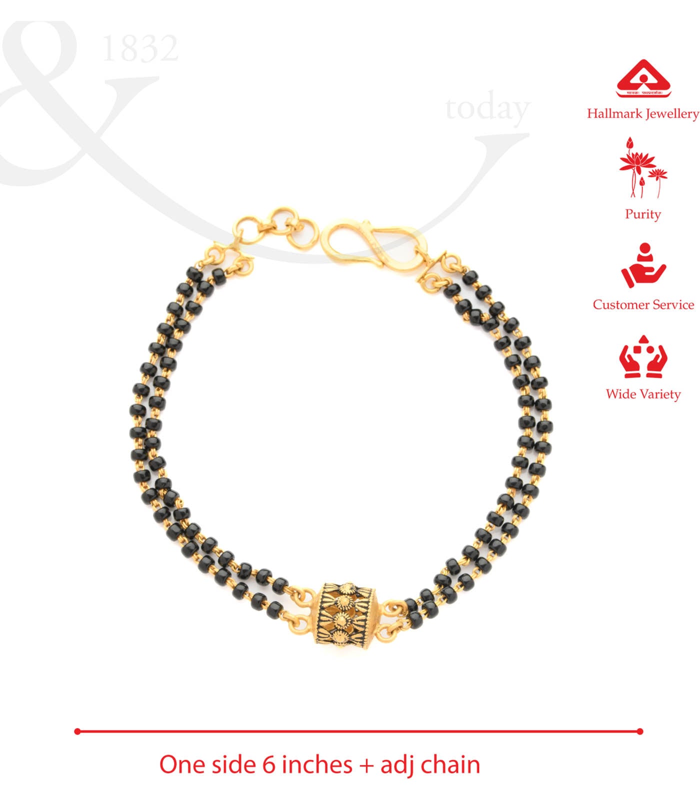 Double Layer Mangalsutra Bracelet