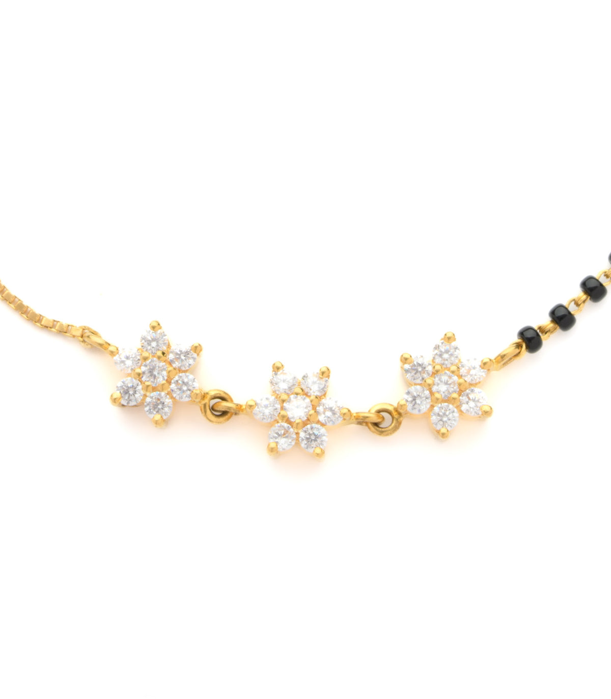 Trinity Blossom Mangalsutra Bracelet