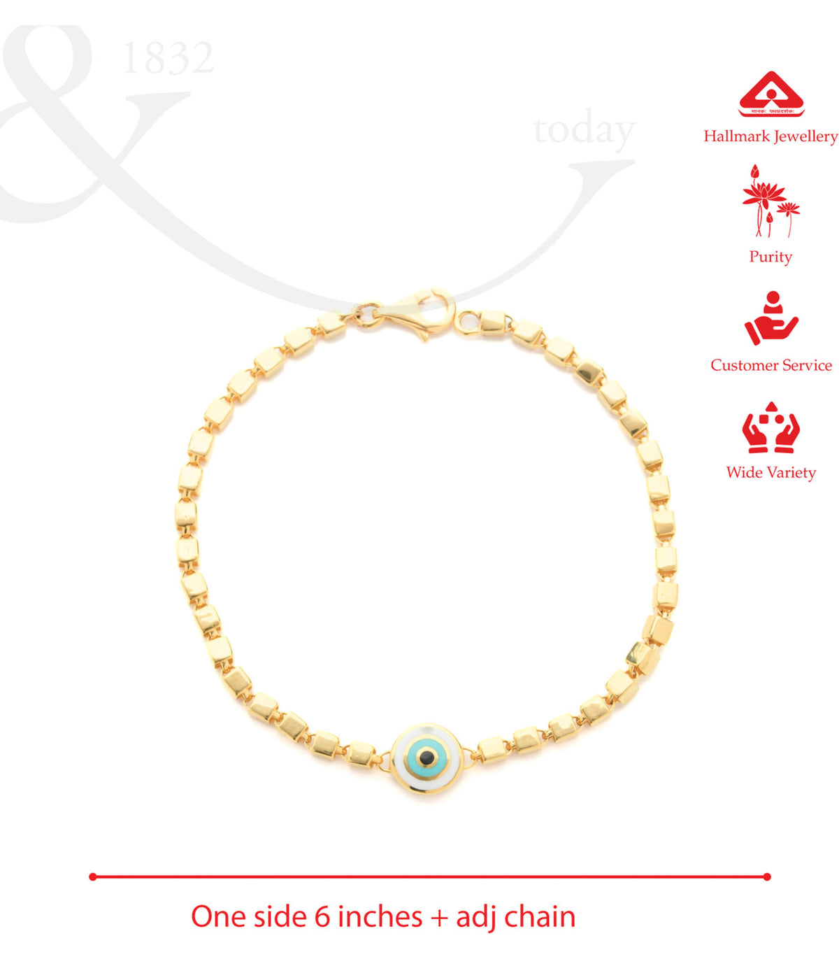 Evil Eye Beads Bracelet