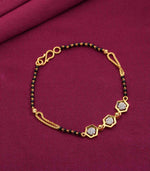 Tri Pentagonal Mangalsutra Bracelet