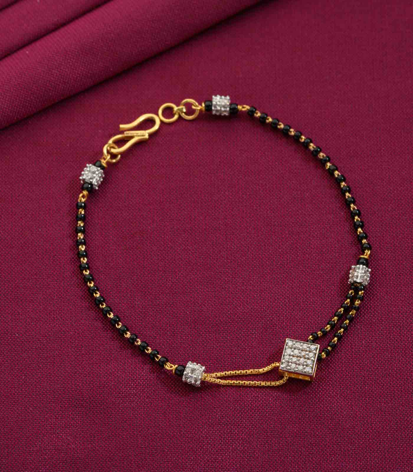 Dangling Pattern Mangalsutra Bracelet