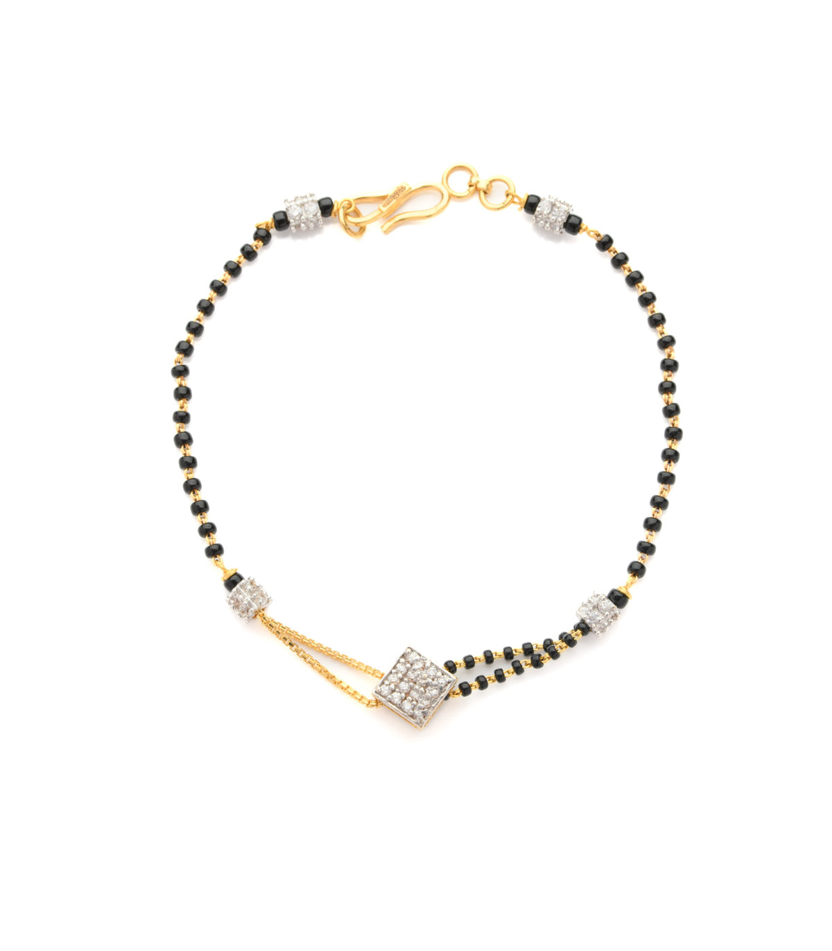 Dangling Pattern Mangalsutra Bracelet