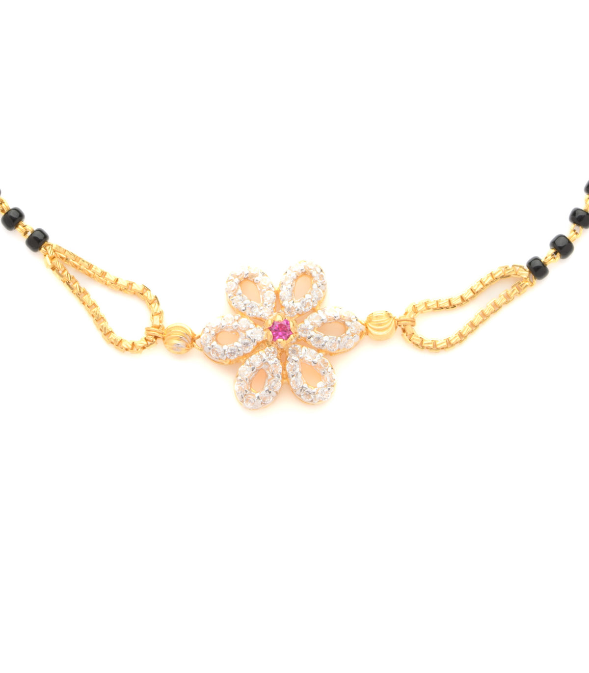 Classic Floral Mangalsutra Bracelet