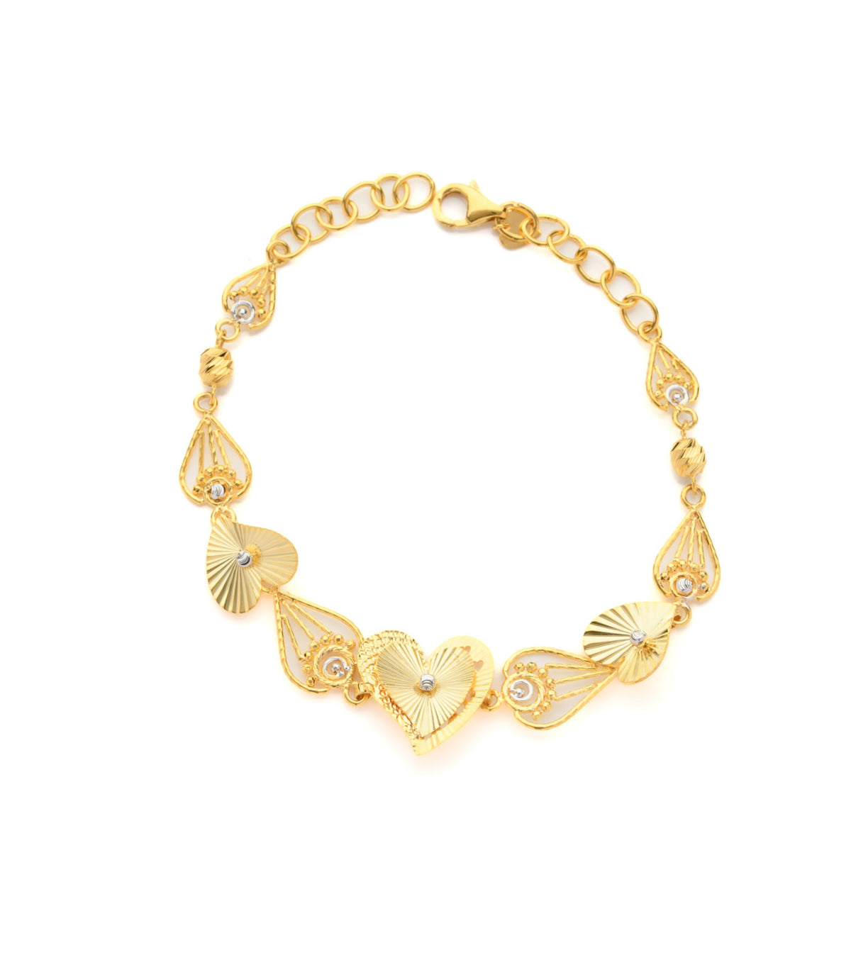 Intricate Heart Bracelet