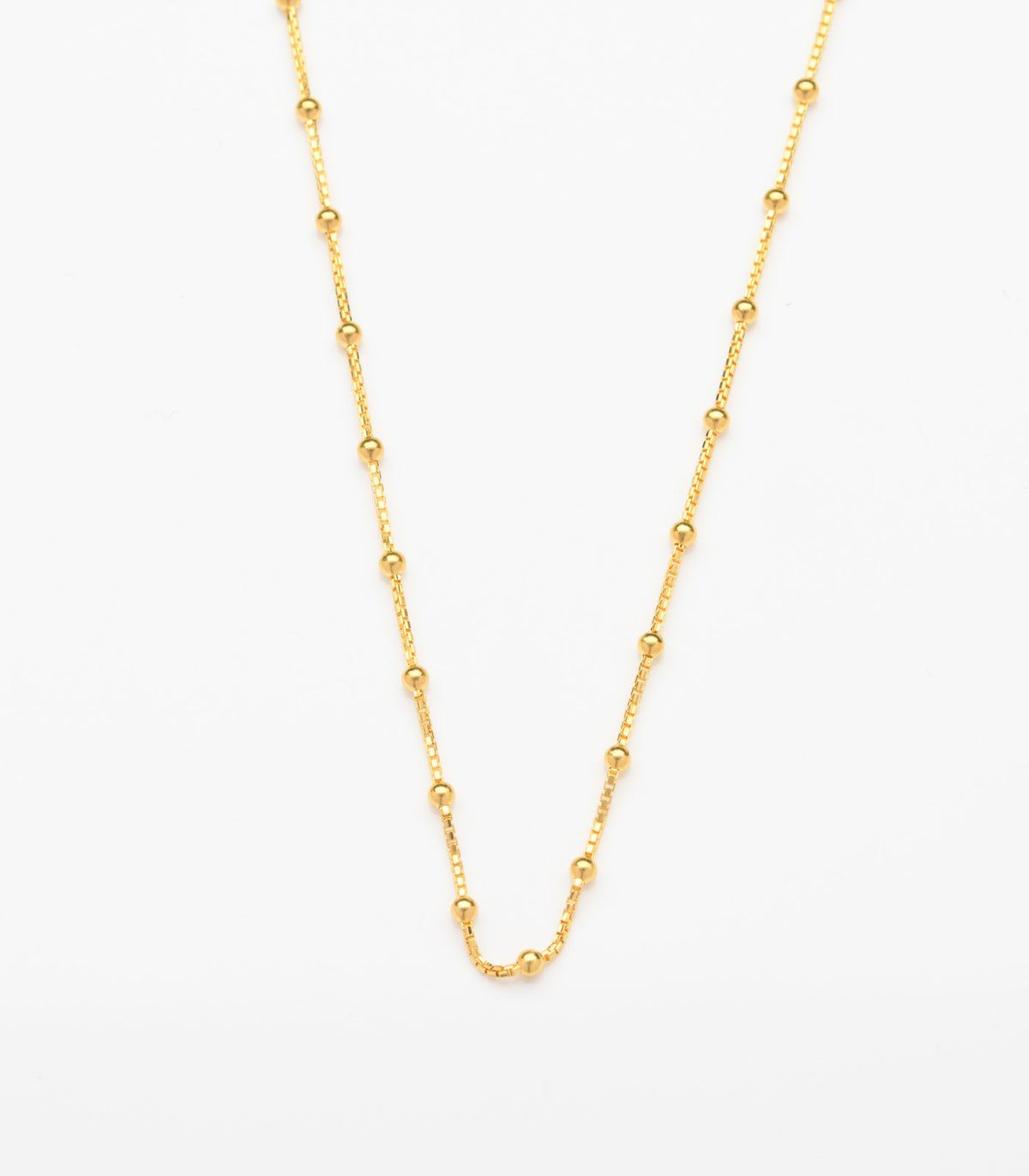 Graceful beaded chain