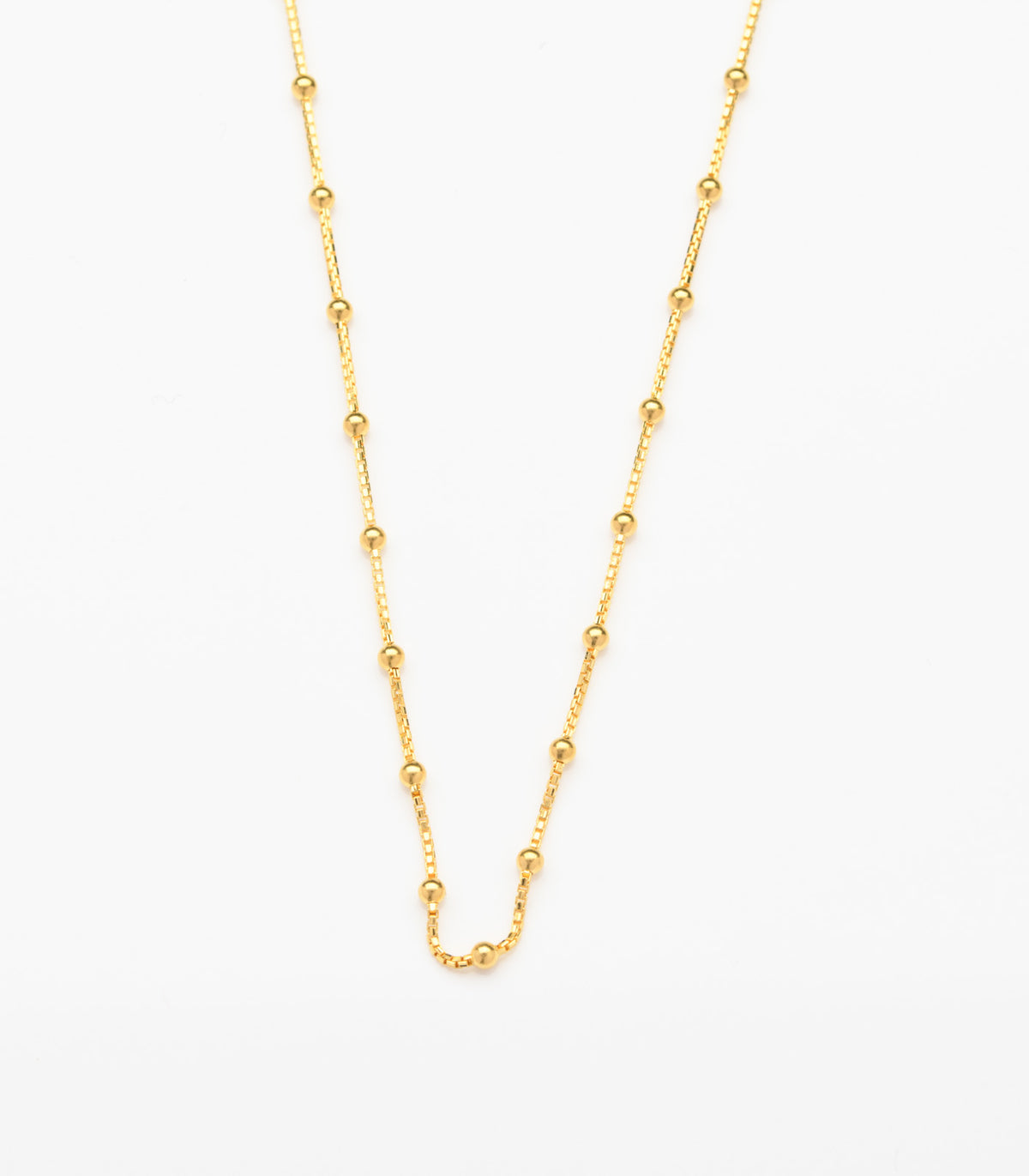 Graceful beaded chain