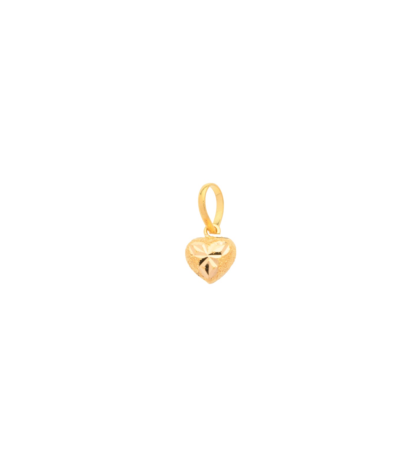 Heart Shaped Gold Chain Pendant