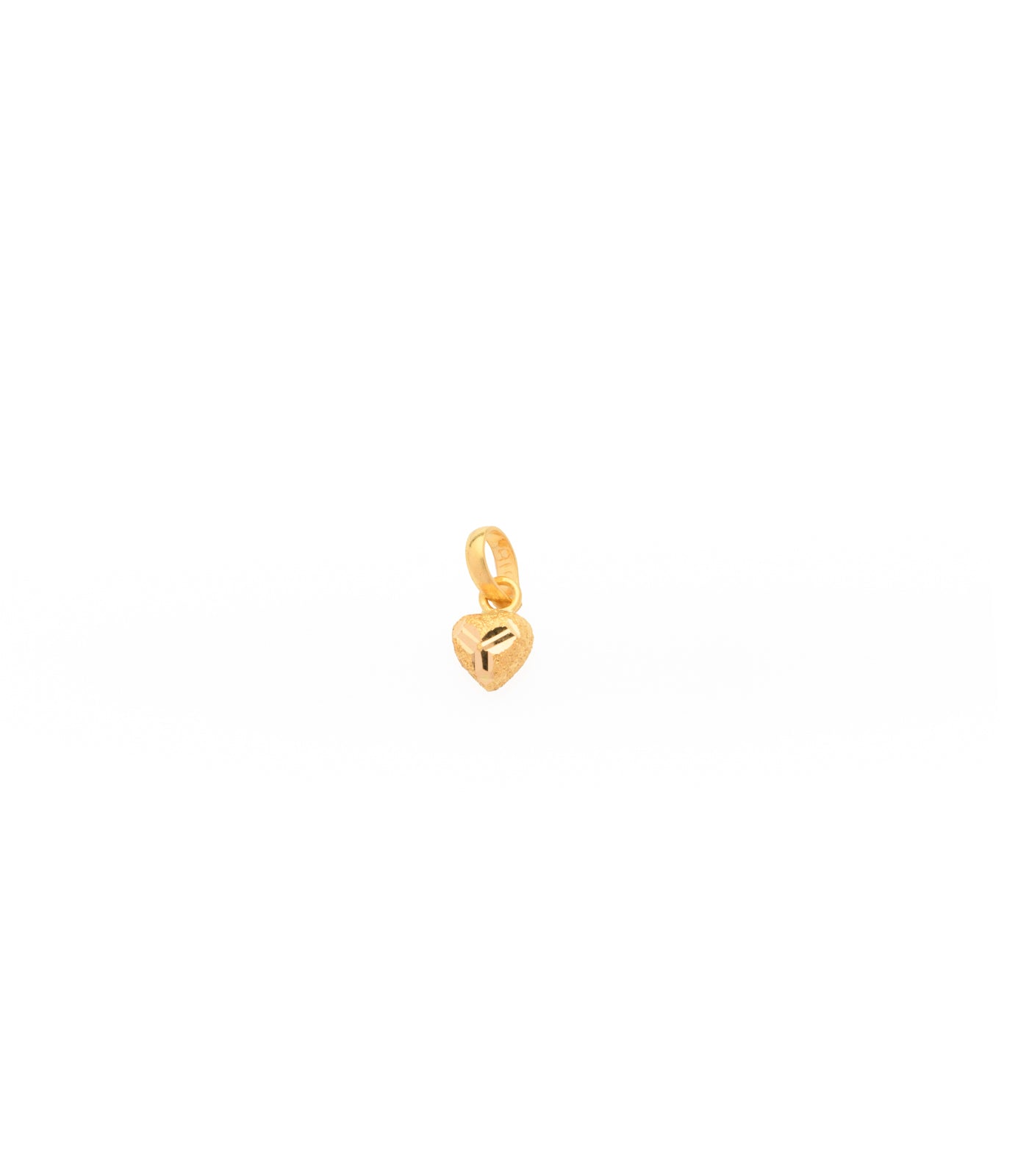 Heart Shaped Gold Chain Pendant