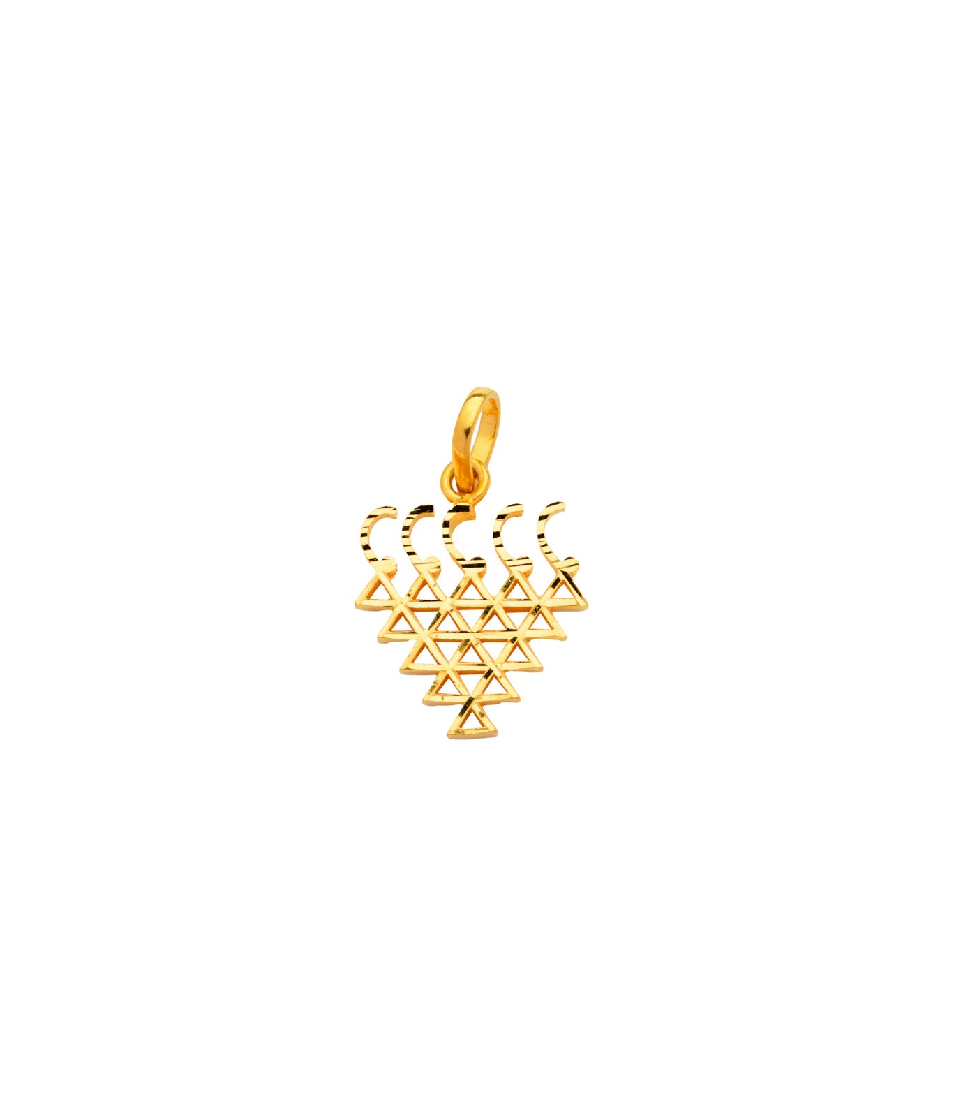 Saraswati Gold Chain Pendant