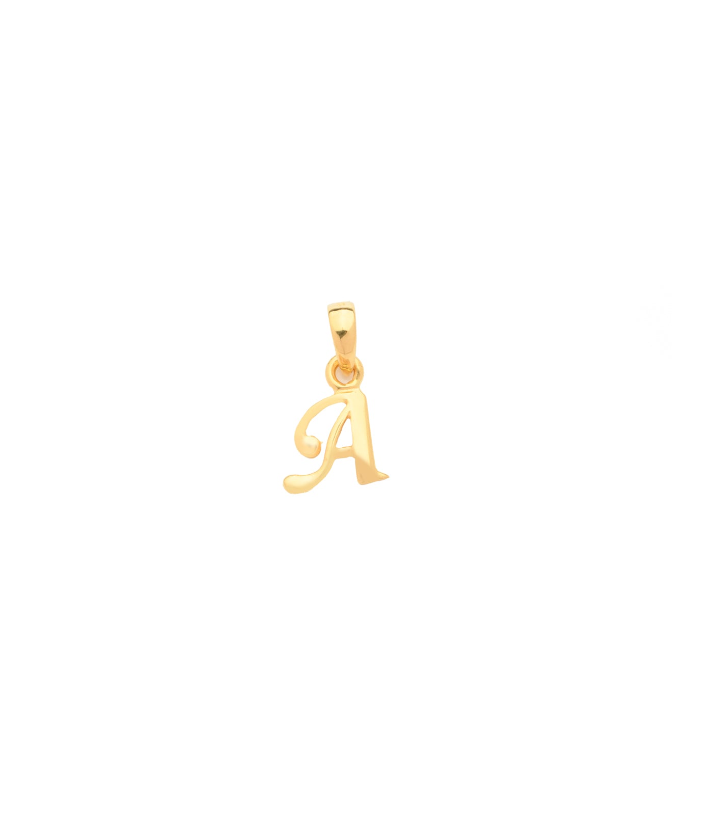 A Letter Gold Chain Pendant