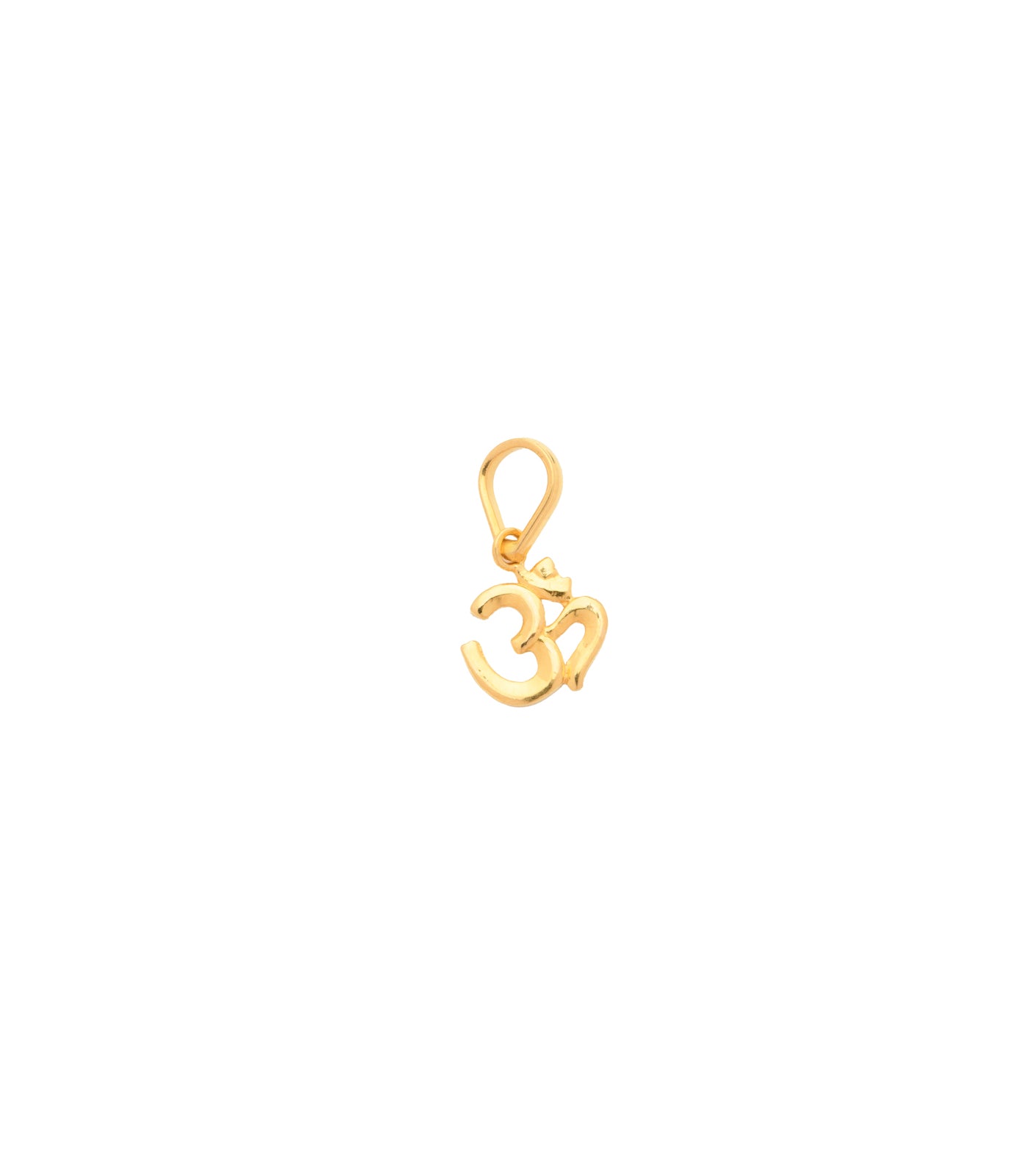 Om Gold Chain Pendant