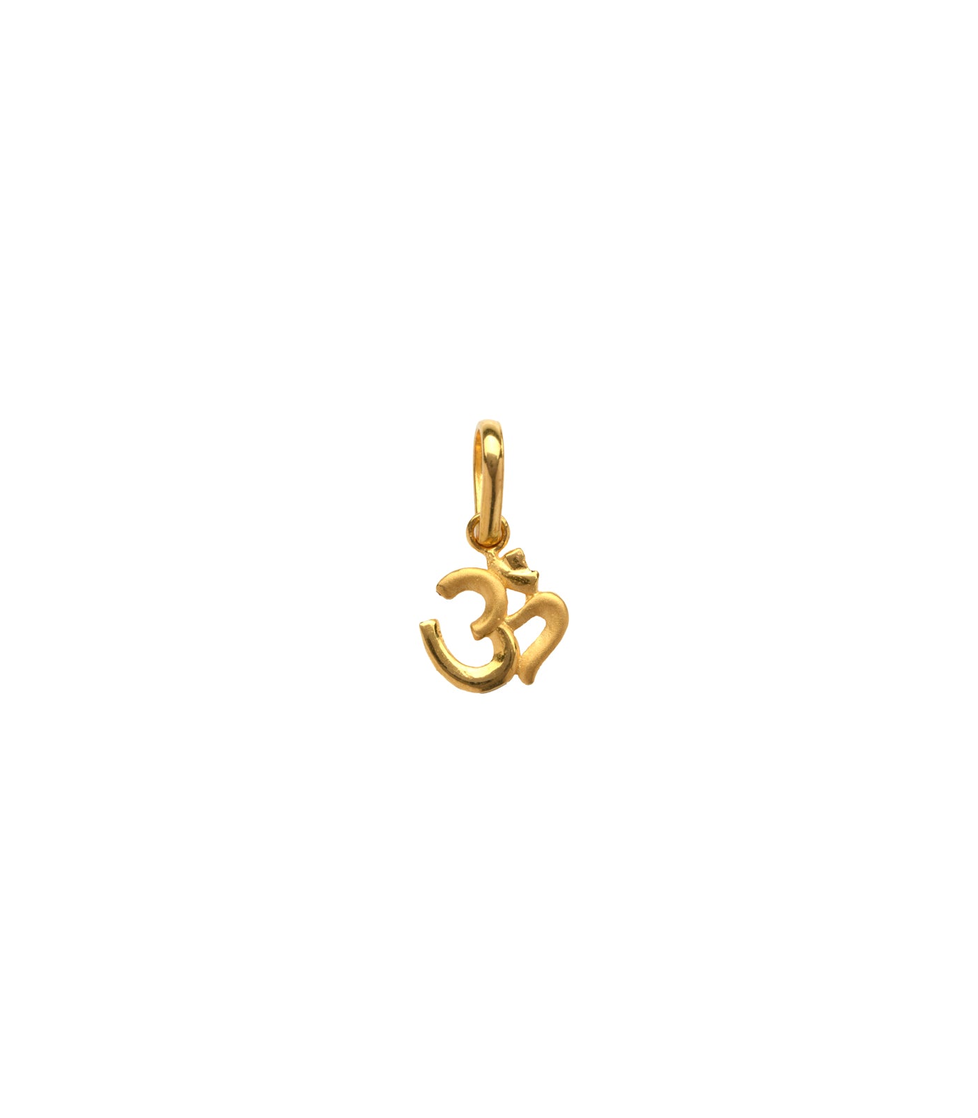 Om Gold Chain Pendant