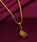 Trendy florid chain pendant