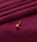 Single Stud Gold Nose Pin