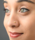 Single Stud Gold Nose Pin