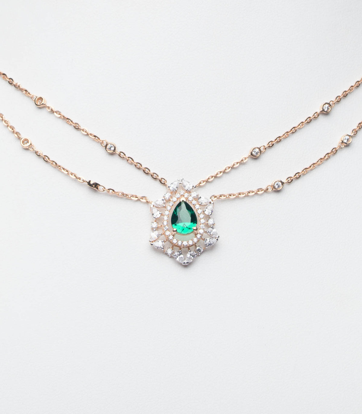 Royal Green Gem Necklace