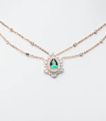 Royal Green Gem Necklace