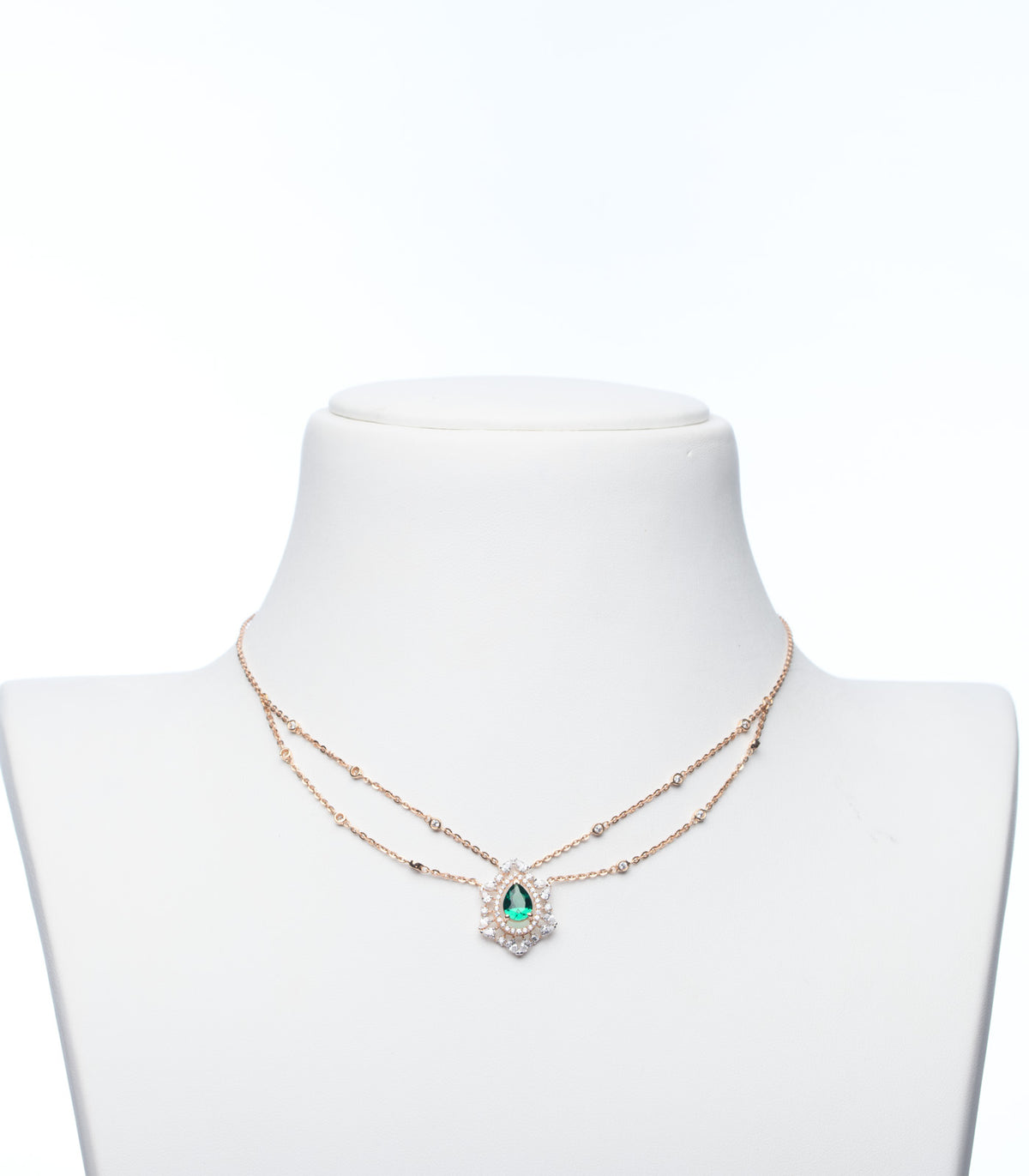 Royal Green Gem Necklace