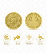 Gold Laxmi Coin-0.5GM