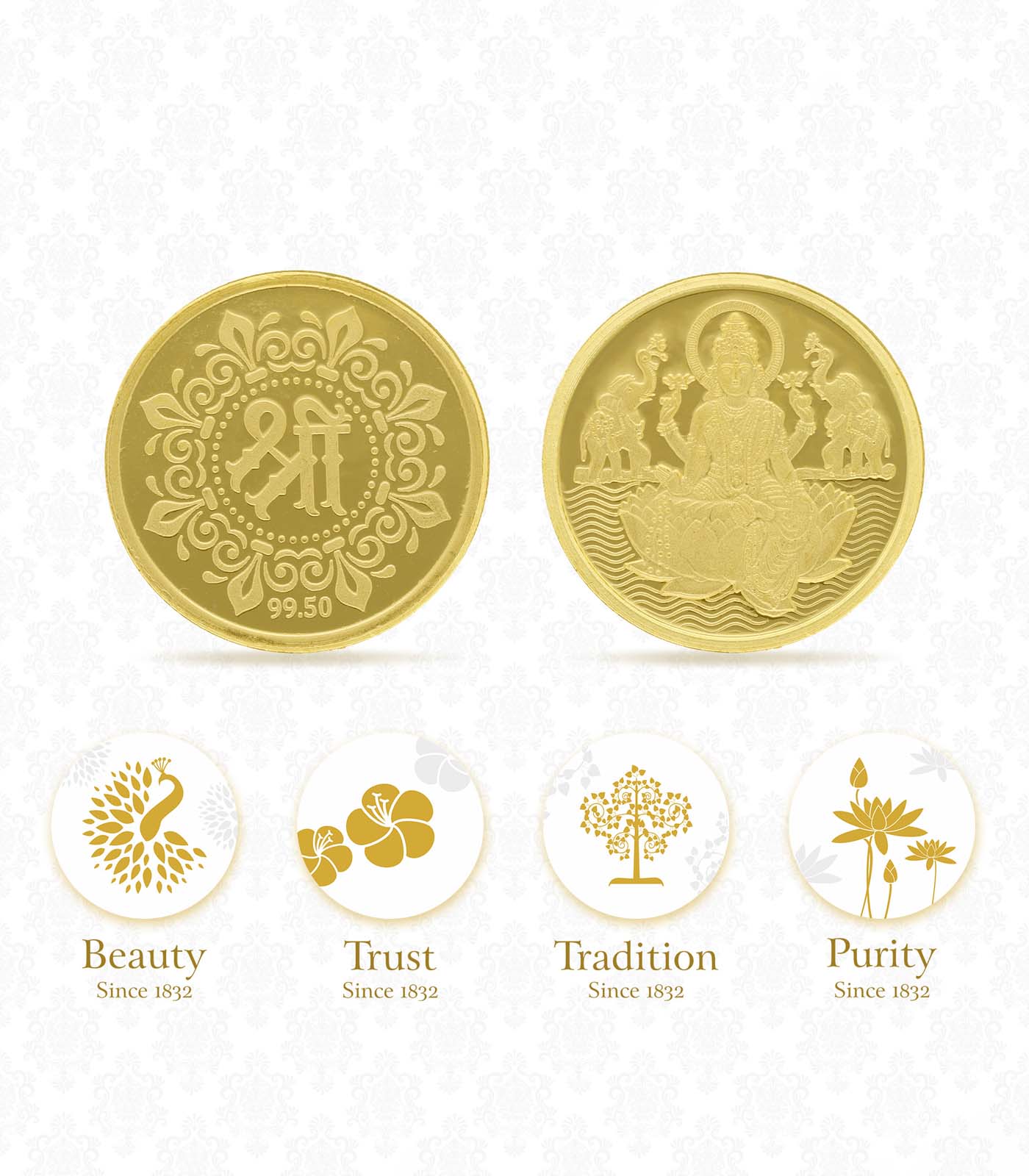 Gold Laxmi Coin-1GM