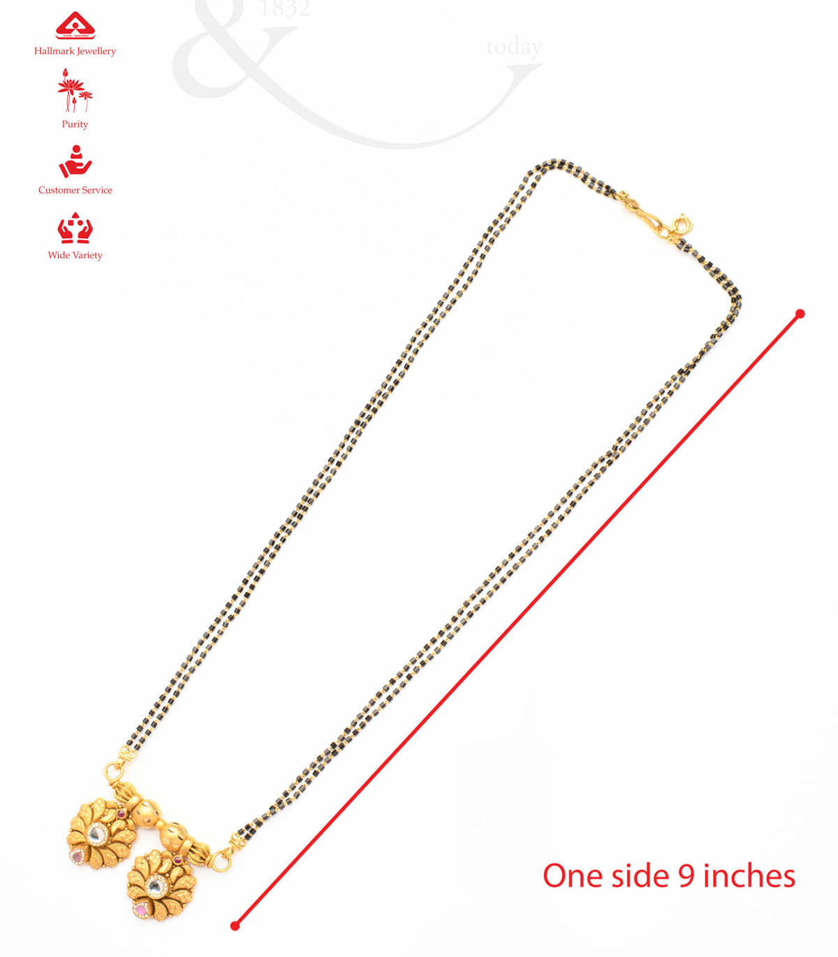 Floral bloom Mangalsutra