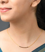 U- shape single chain Mangalsutra