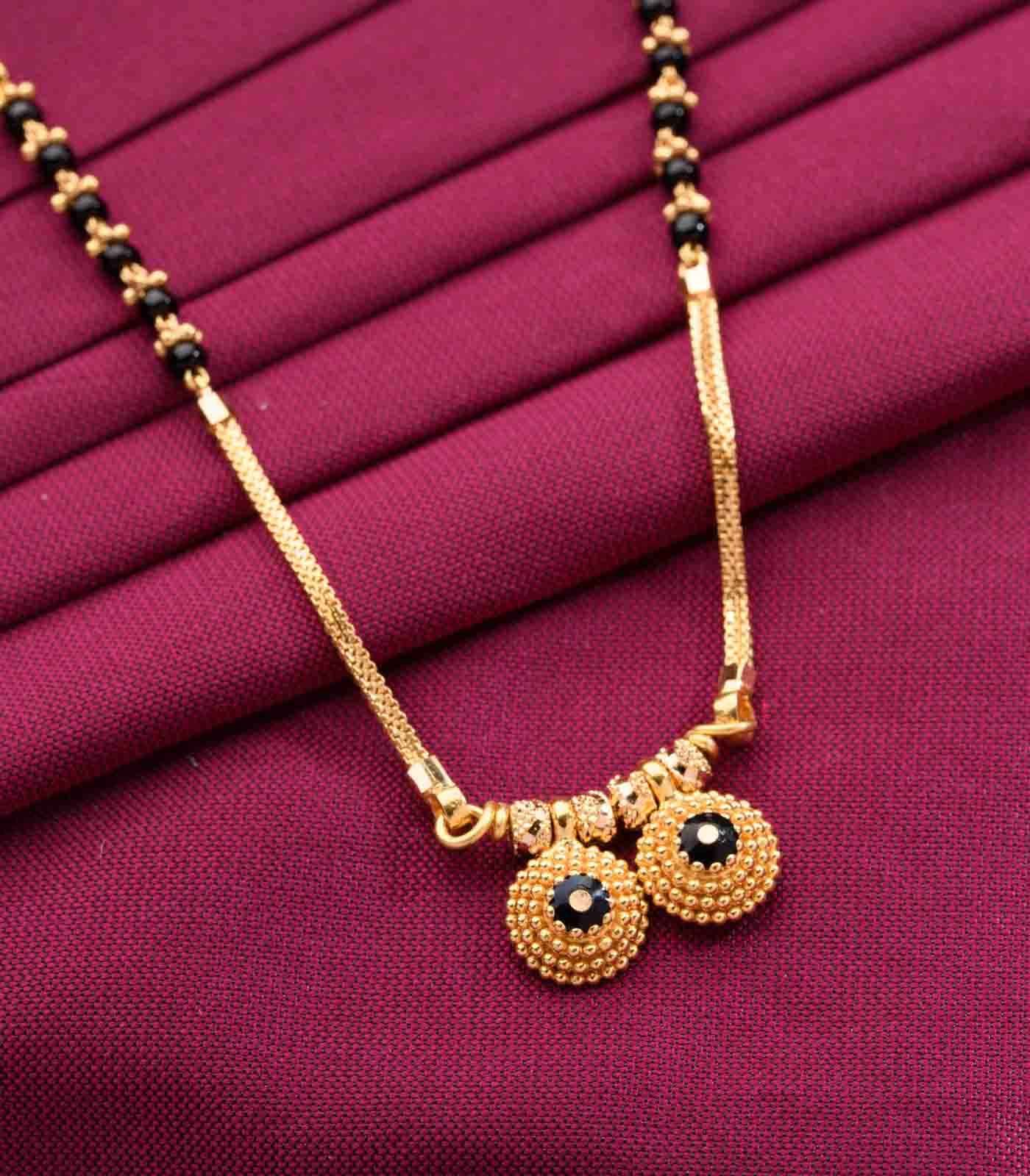 Textured Dorla Mangalsutra