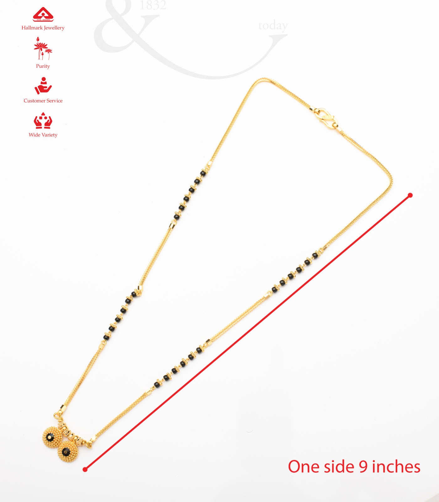 Textured Dorla Mangalsutra