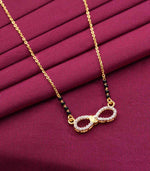 Infinity pendant Mangalsutra