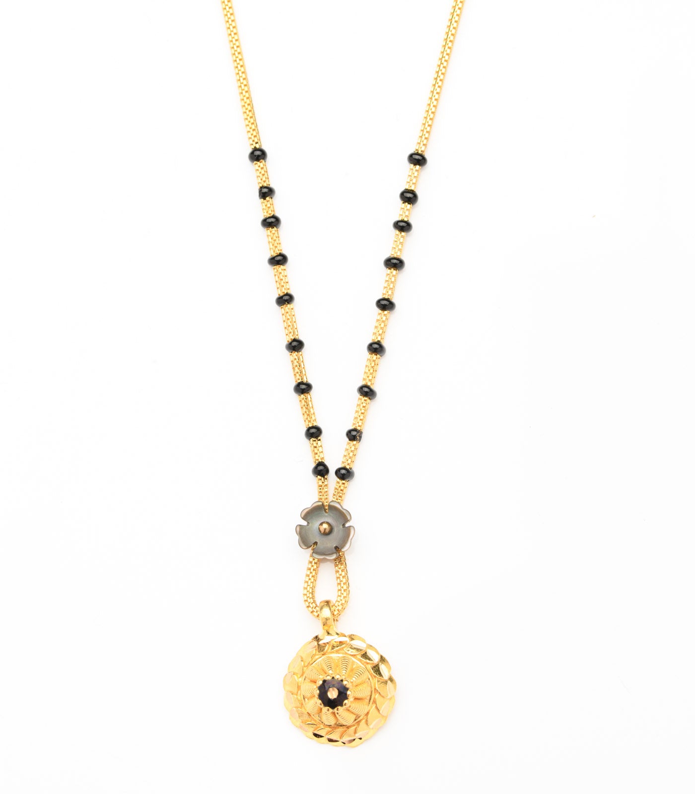 Double flower Mangalsutra