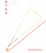 Double flower Mangalsutra