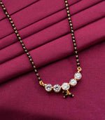 single stud linear Mangalsutra, modern mangalsutra designs, mangalsutra, mangalsutra designs