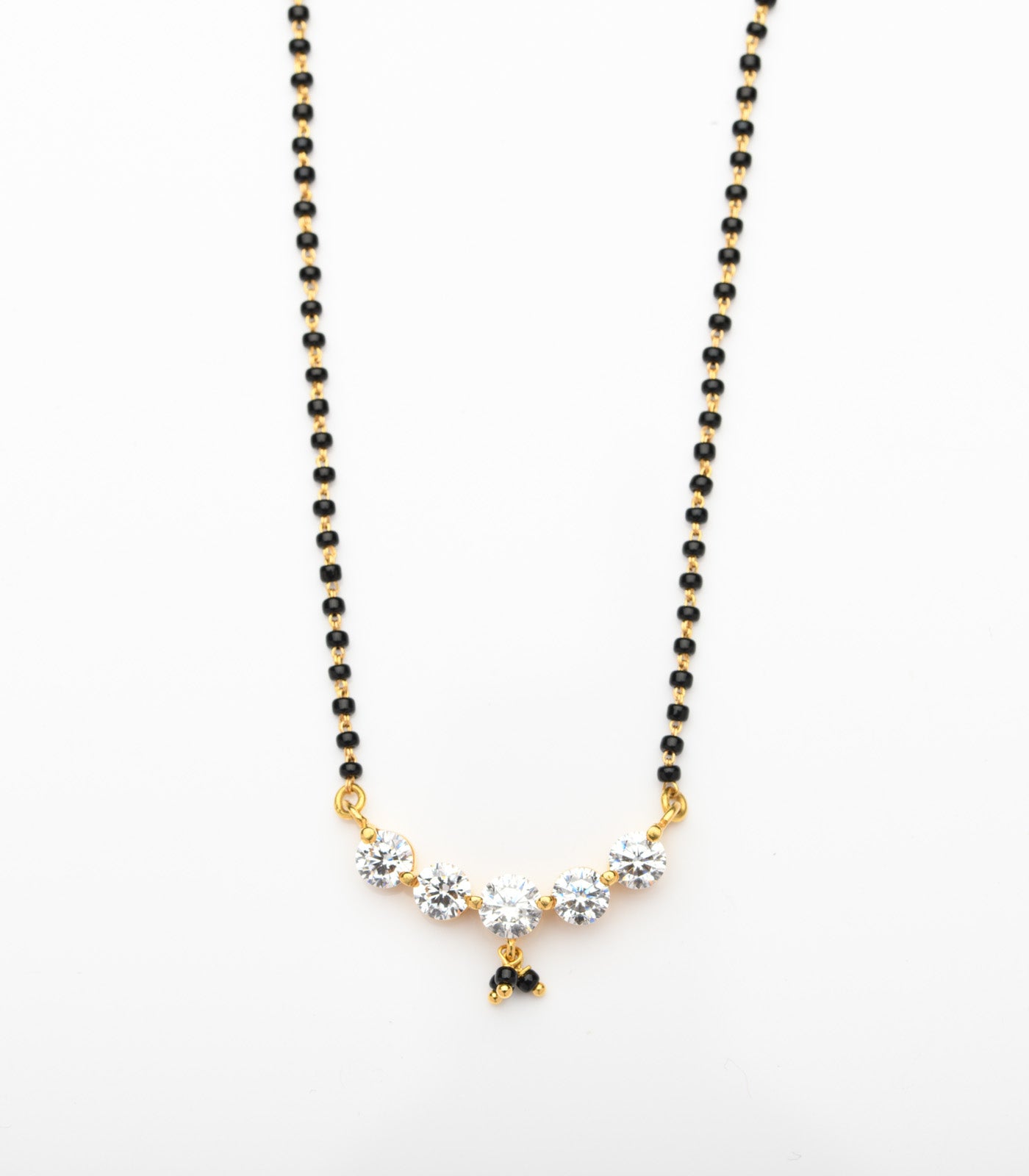 single stud linear Mangalsutra