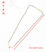 single stud linear Mangalsutra