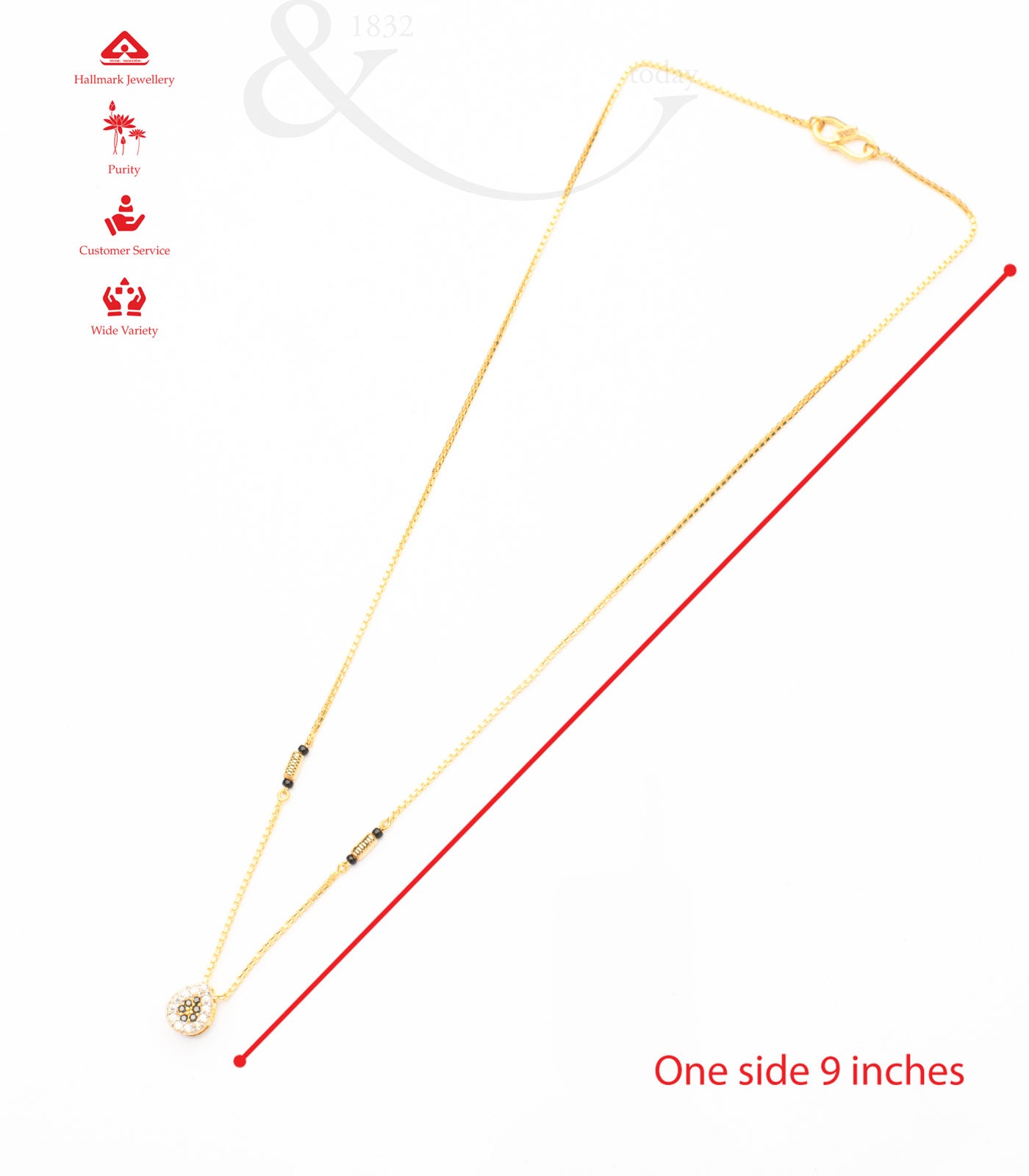 Drop shape Mangalsutra