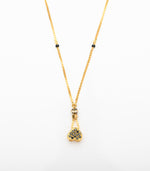 Hanging heartstone Mangalsutra