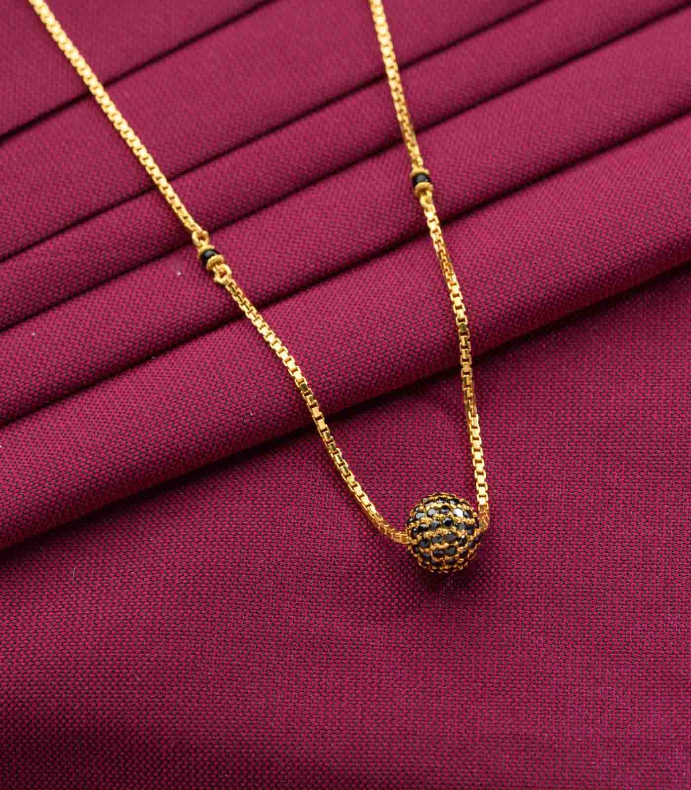 Abstract Round Mangalsutra