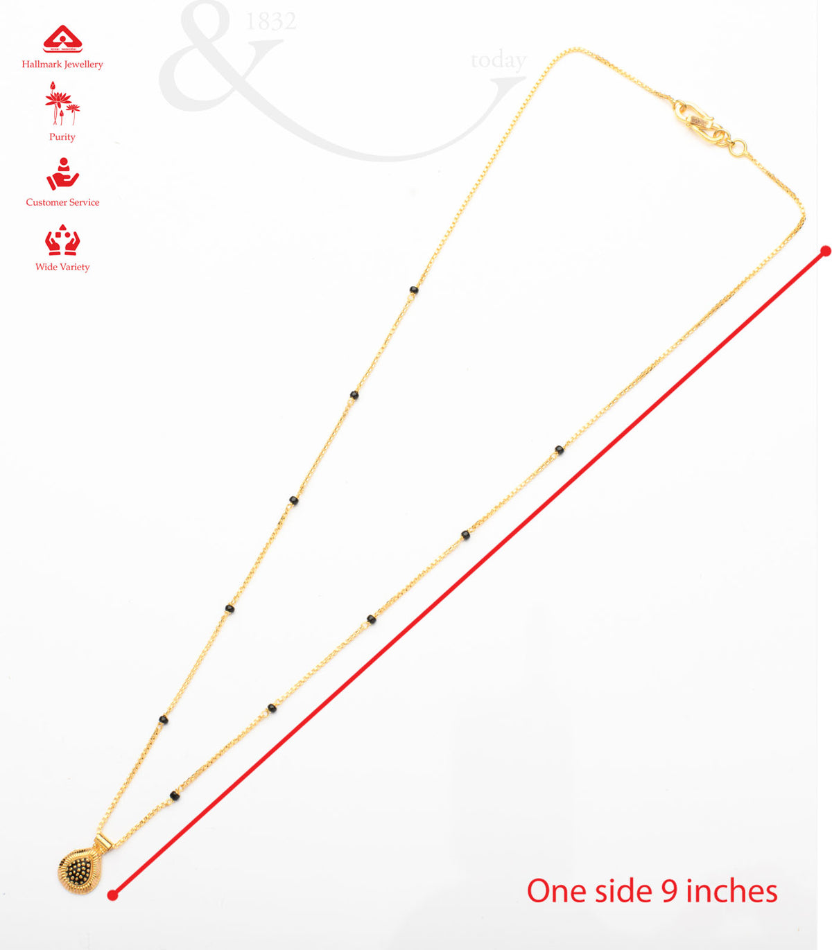 Dewdrop Golden Mangalsutra