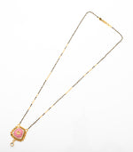 Pink blossom Mangalsutra