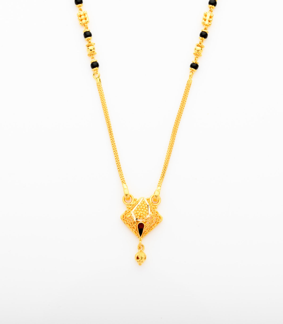 Diamond Shaped Golden Mangalsutra