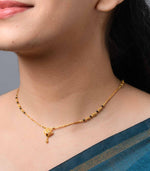 Diamond Shaped Golden Mangalsutra