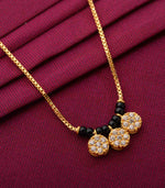 Trio Crystal Mangalsutra