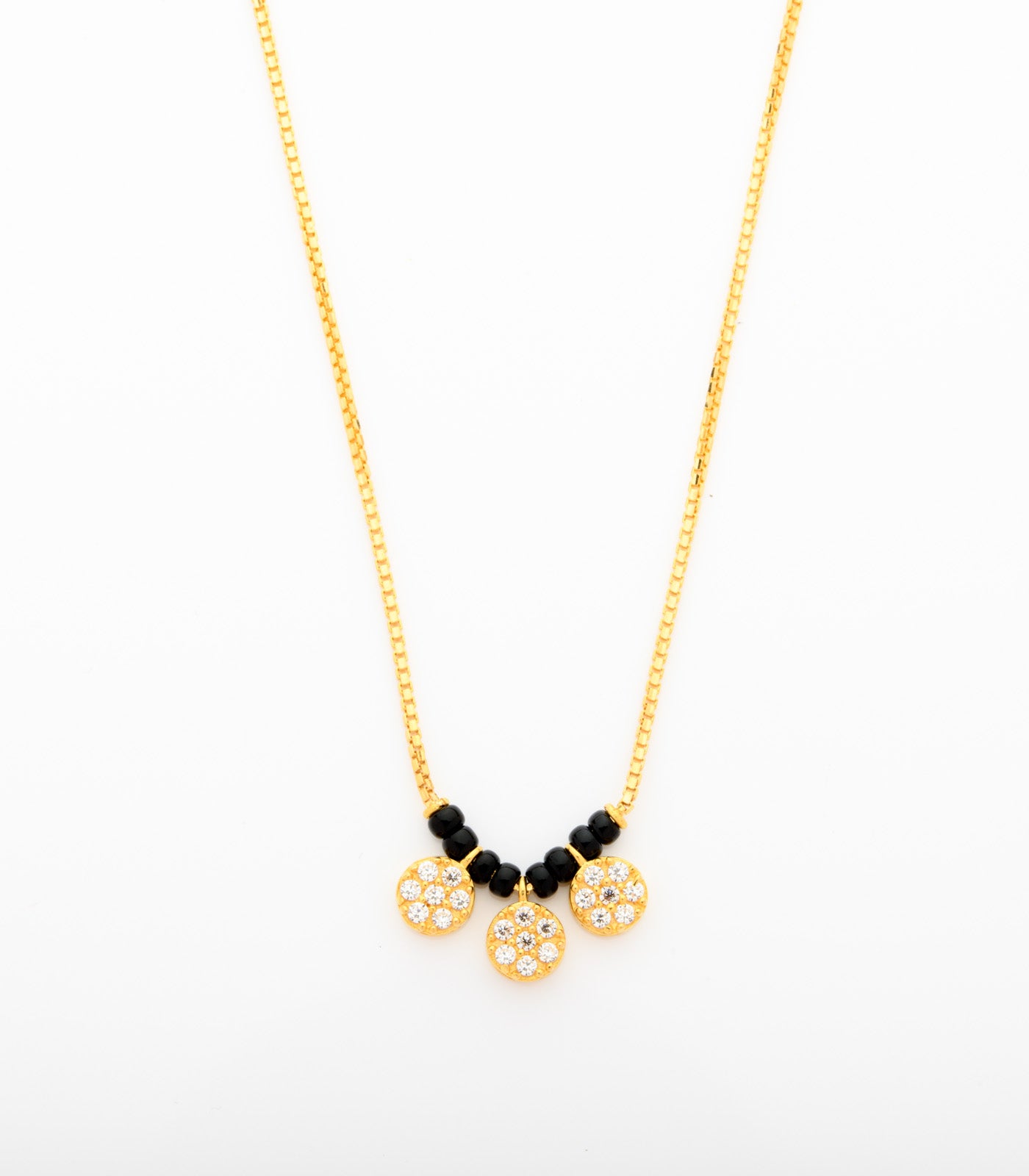 Trio Crystal Mangalsutra