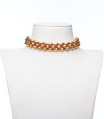 Conical Bead Choker Necklace