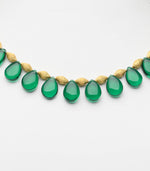 Green Petal Necklace