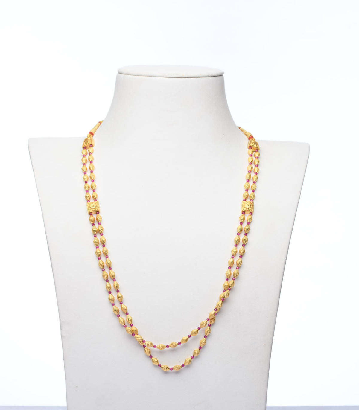 Conical Beads Single Color Beads Necklace