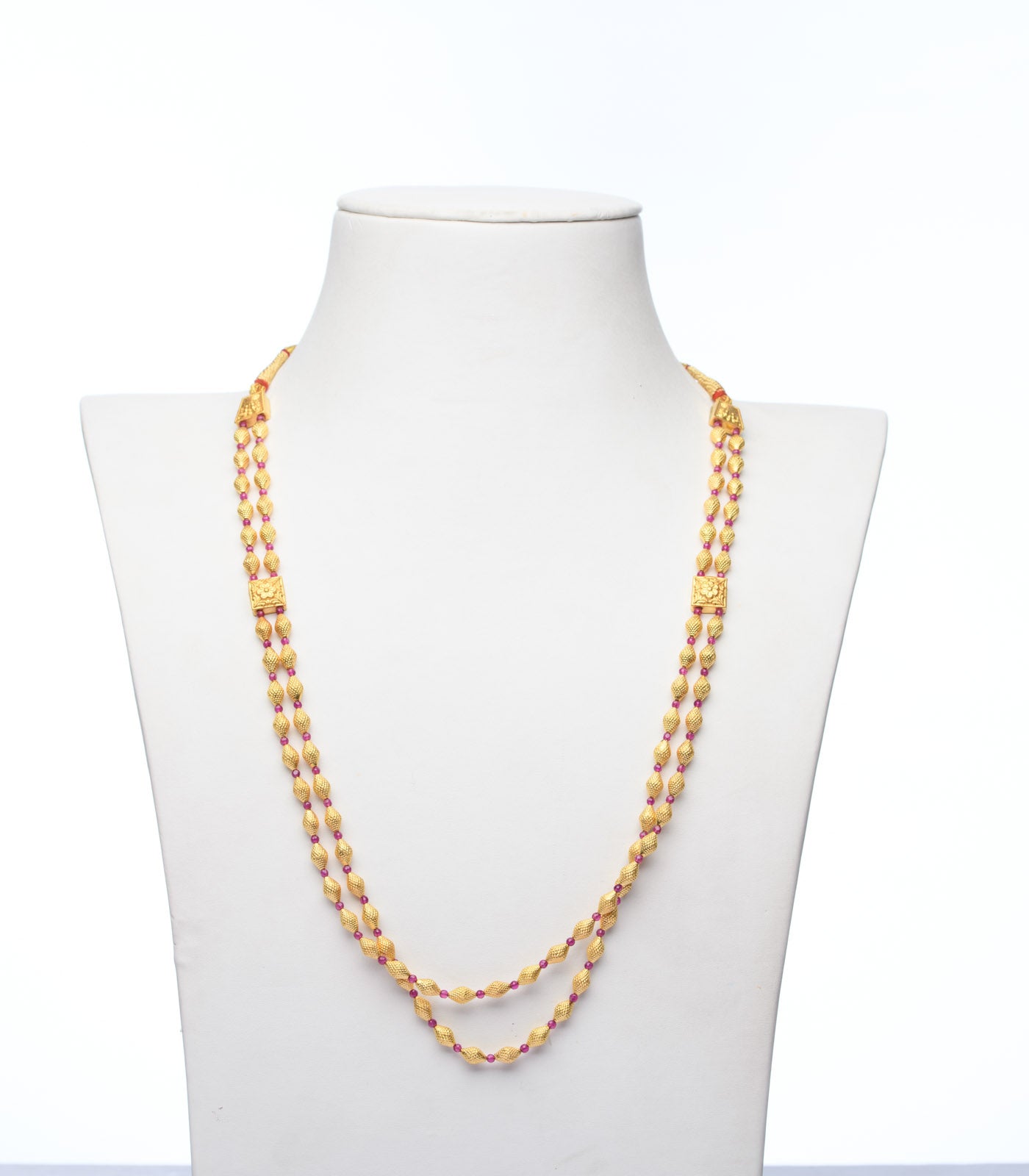 Conical Beads Single Color Beads Necklace