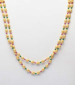 Conical Beads Dual Color Beads Necklace